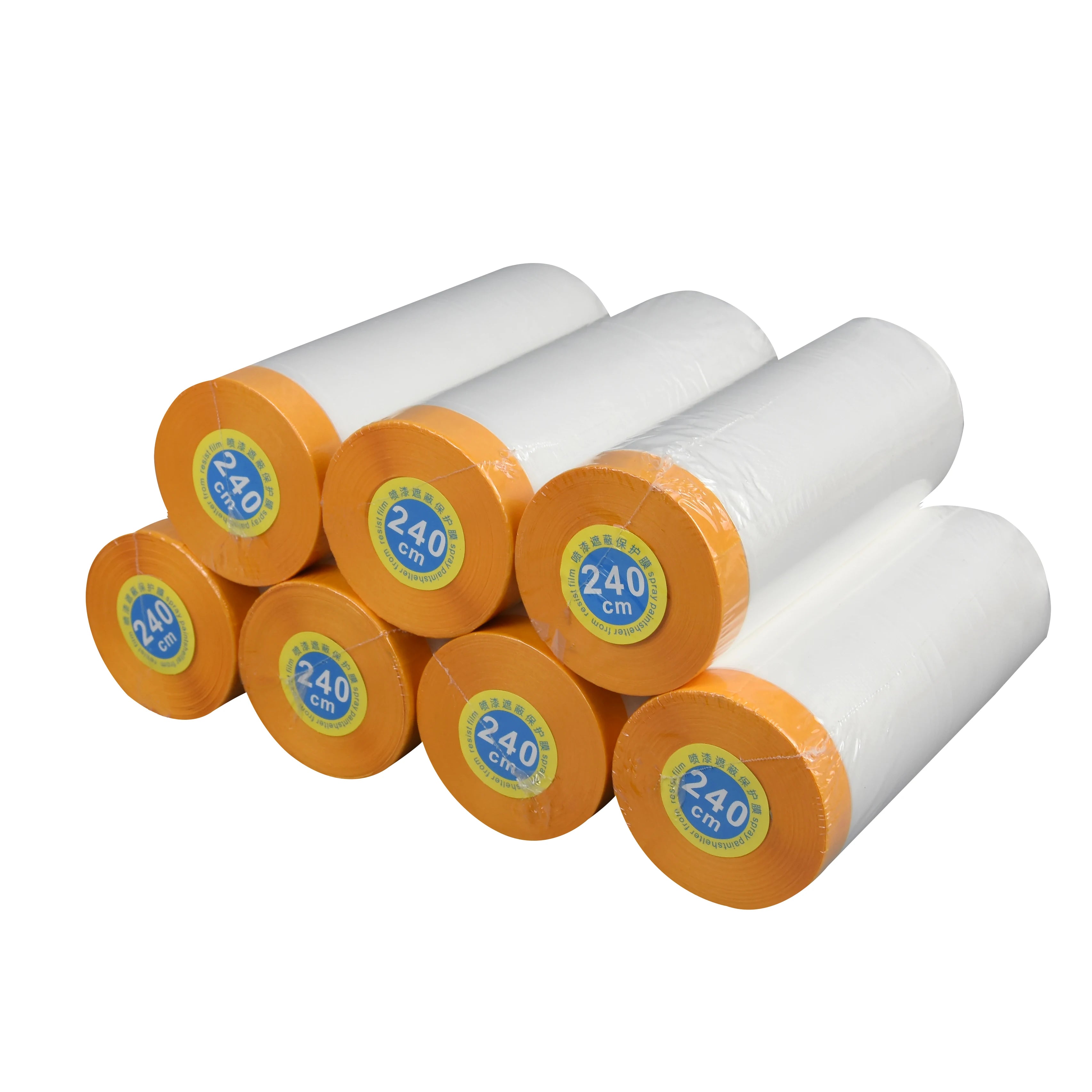 Soft Shrink Film Car Masking Tape Dustproof Automobile Paint Protective Masking Film with Blow Molding Hardness