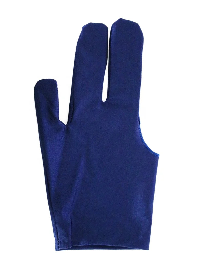 Classic and Modern 3-Finger Velvet Felt Snooker & Billiards Shooter Gloves with Non-Slip Quick Play Pool Accessories