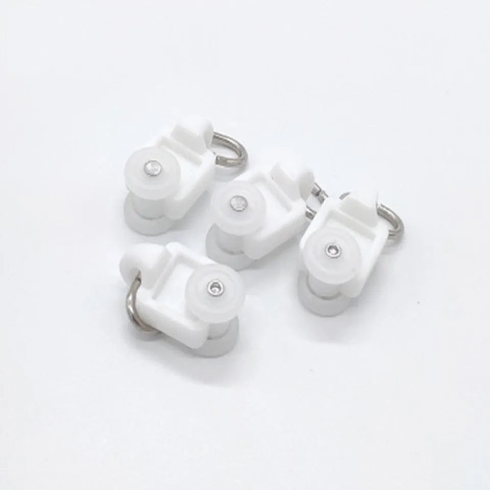 Smart Home Double Track Hook General Pulley Electronic Curtain Accessory Plastic Curtain Track Runners for Smart Curtains