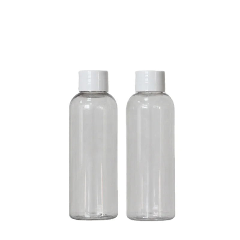 Custom 120ml PET Plastic Lotion Bottle Pump Dispenser Screw Cap Seal Liquid Soap Cosmetic Cream Application Screen Printed