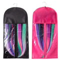Wholesale Custom Long Non-woven Thermal Wig Storage Bag With Zipper High Capacity Wig Bag Without a Hanger