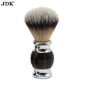 JDK Men's Shaving Brush Resin Super Badger Synthetic Hair Cream Bristle Grooming Tool for Male Shaving