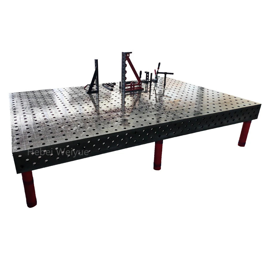 D16 D28 1000*1000*200mm Nitriding Welding Table New Condition 3D/2D Soldering Station Platform