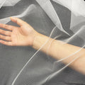Wholesale High Quality Antimicrobial Floral Mesh Fabric Tulle SN44 63 White for Girls' Bridal Dresses