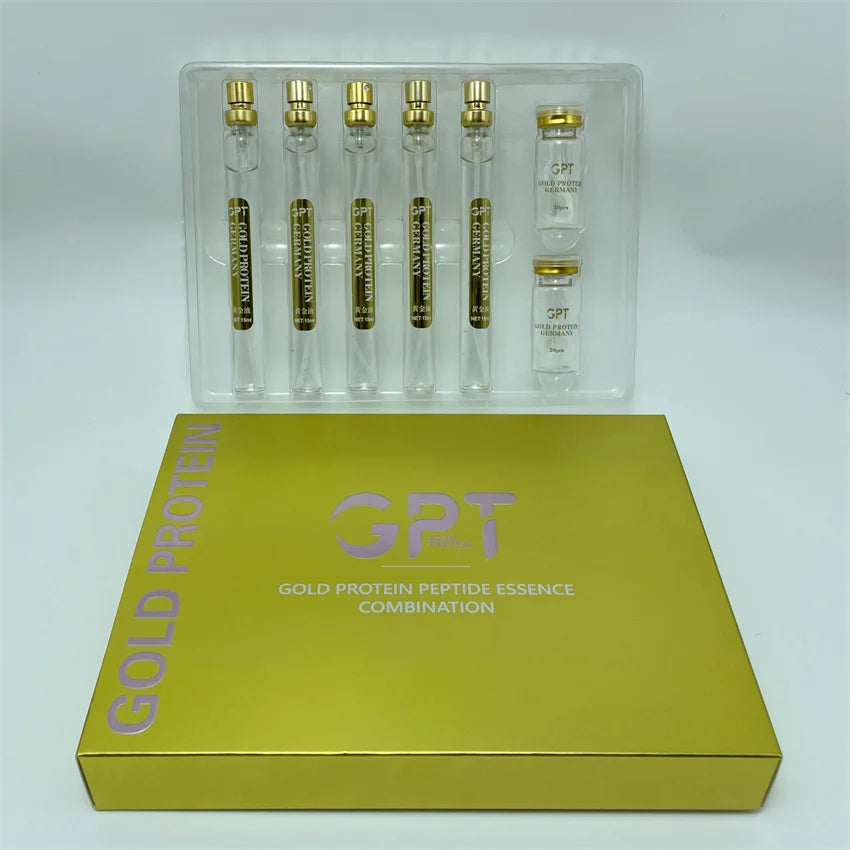 GPT Gold Peptide Kit Face Absorbable Collagen Protein Thread Face Lift Plump Silk Fibroin Line Carving Anti Aging Essence