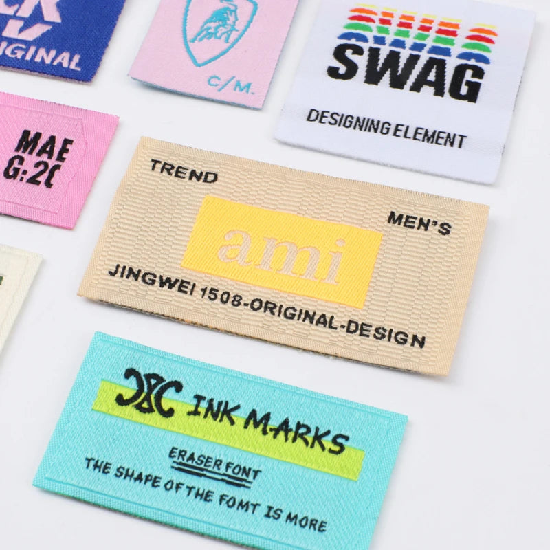 Woven Labels Tags Label for Clothing Garment and Large Shirt