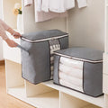 6 Pack 90L Clothes Storage Foldable Blanket Storage Bags Storage Containers for Organizing Bedroom