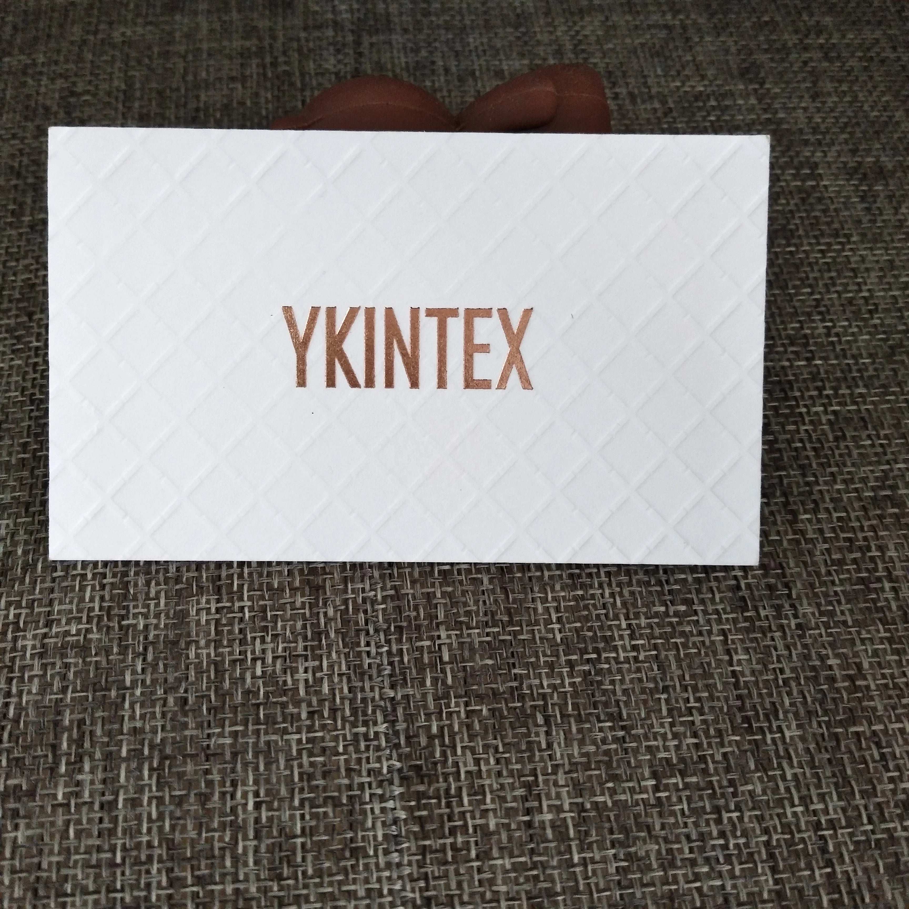 Customized Visiting Card Foil Print Rose Gold Thank You Cards Business Cards
