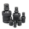 SOLUDE 1/2" 3/8" 3/4" 1" Professional Black Phosphate Pneumatic Impact Universal Joint Adapter