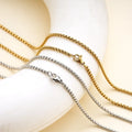 Non-Fading Rust-Proof High-Quality Stainless Steel Chain Hip-Hop Fashion Personality Pearl Chain Jewelry Accessory Necklace