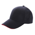 Manufacturer's 6 Panel Cotton Baseball Cap Hat Custom Logo Breathable Black and White Embroidered Sporty Style Wholesale