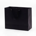 Wholesale Plain Black Water Resistance Luxury Gift Handle Paper Bag