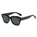 Hot Sales Brand Sunglasses High Definition Glass Lens Sunglasses Large Plate Framed Acetate Sunglasses