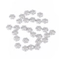 Silver Bulk Flowers Beads 14mm Spacer Charm Bead for Jewelry Making Findings Supplies