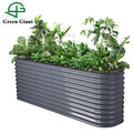 32'' Tall Modular Raised Garden Bed Metal Garden Bed Kits Galvanized Raised Bed Planter Box Outdoor for Vegetables Flowers Herbs
