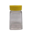 270ml square Trapezoid Plastic Spice Shaker Salt and Pepper Seasoning Jar