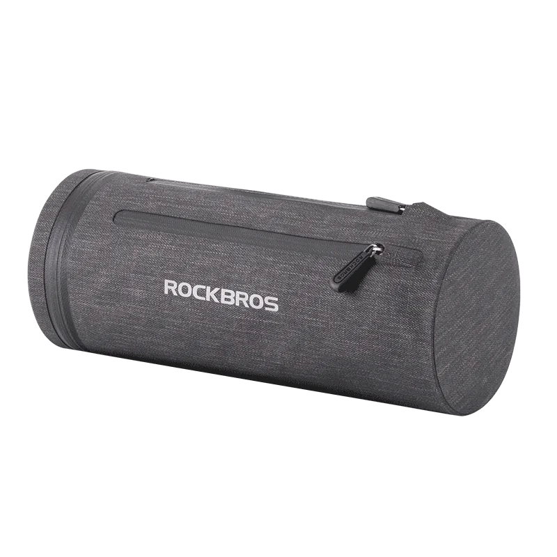 ROCKBROS Front Bag Waterproof Bicycle Bag Pannier Tube Frame Carry Bag Bicycle Accessories Large Capacity MTB Road Cycling Black