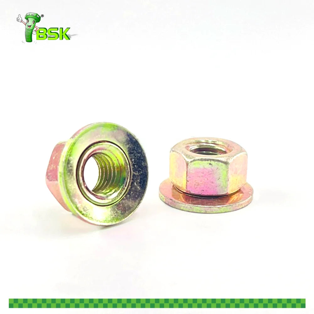 ISO 7575 Commercial Road Vehicles - Flat Attachment Wheel Fixing Nuts M4 M5 M6 M8 M10 M12 M16 M18 M20 Q322 Rotating Flange Nuts