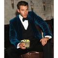 High Quality Tailored Formal Tuxedos Velvet Men Suits Three Pieces Costume Homme Blazer Sets (Jacket+Pants+Vest)
