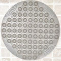 Outdoor Camping Toilet Bathroom Shower Crystal Thorns Round Shower Massage Foot Mat Anti-fall Floor Mat Bath TPR Non-slip Mat