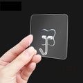 HelloWorld Hook Strong Transparent Suction Wall Sucker Hanger Waterproof Adhesive Heavy Load Rack Stainless Steel Hook