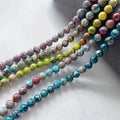Coloful Round Stone Loose Beads Imperial Jasper Gemstone Beads Are Used in Jewelry Making
