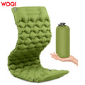WOQI 4 Seasons TPU Waterproof Camping Backpack Camping Mat Cushion with Pillow-Foldable & Portable