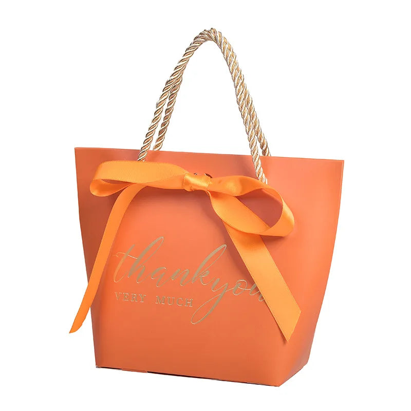 CSMD Chinese Manufacturers Wholesale Cheap Price Orange Color Wedding Engagement Souvenirs Thank You Box for Guests Gift