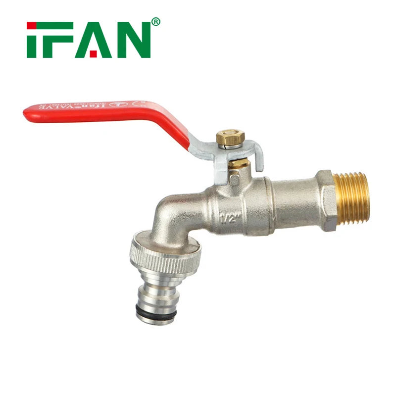 IFAN Factory Wholesale Classic Taps Chrome Plated Brass Garden Faucets Water Bibcock
