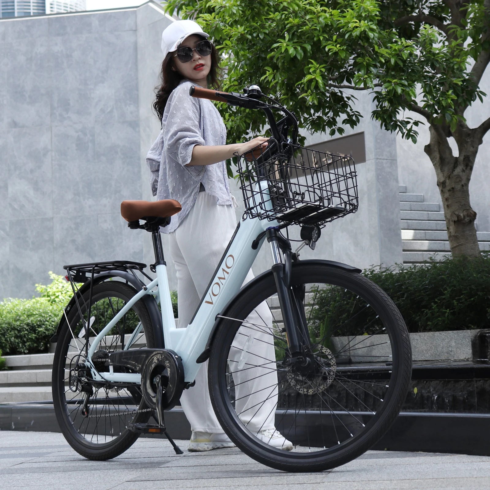 EU Warehouse VOMO CS20 CITY Ebike Fast Lady Electric Bicycle CS20 Woman E Bike 250W Deliver E-bike CS20 Citybike