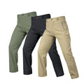 Men's Fleece Lining Waterproof Softshell Outdoor Tactical Combat Pants Sport Fans Hiking Multi Pockets Cargoes Pant Trousers