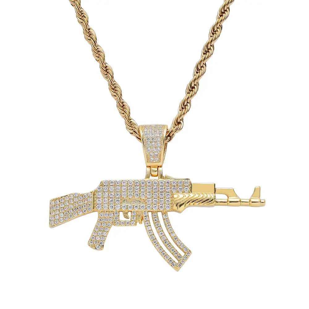CN174  Men Necklace Brass AAA+ CZ  Pendants  Jewelry Gift