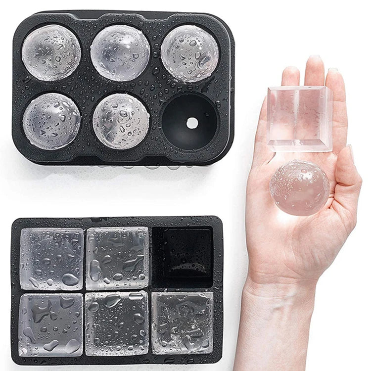 Customized Silicone Ice Ball Maker Ice Cube Model Tray for Whiskey Silicone Ice Ball Mold