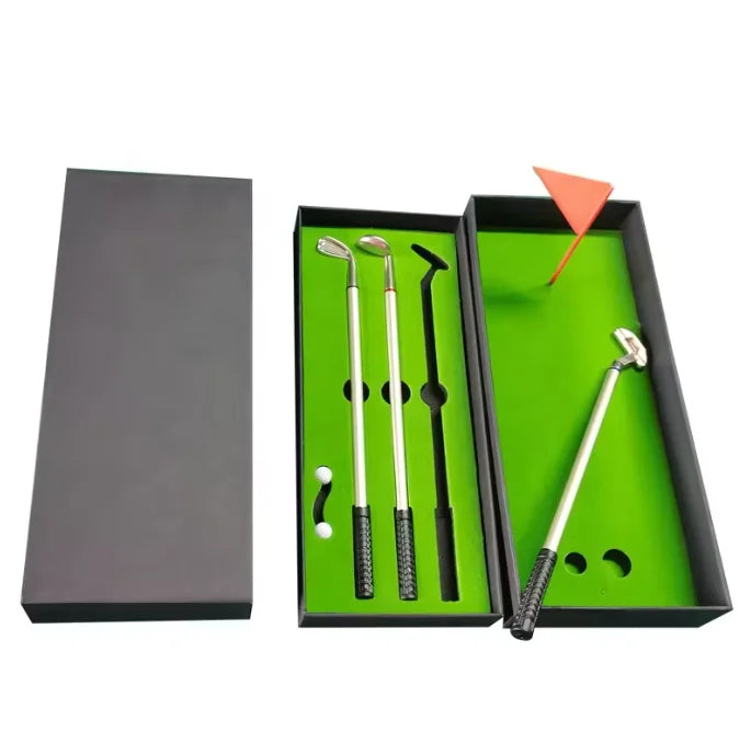 2024 Factory  Hot Selling  Deluxe Mini Golf Set Hot Sale Surprise Gift for Husbands and Kids Desktop Mini Golf Pen Holder