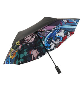 Cartoon Anime Umbrella Designsner Brand Umbrella Wholesale Folded Uv Umbrella Automatic