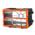 Drawer Type Plastic Parts Cabinet Organizer for Wardrobe Storage of Toys Living Room Items Jewelry-Screw Box Friendly