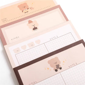 2026 New Cartoon Creativity Stationery Memo Pad School Student Kawaii Stationery Memo Pad