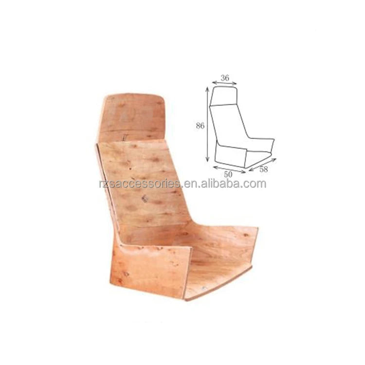 Modern Hot Sale 12mm Thickness Solid Plywood Parts Wooden Frame Higher Back Boss Chairs School Hospital Bathroom Hotel Outdoor