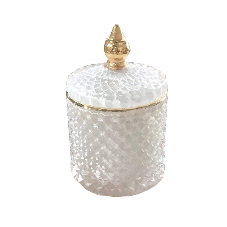 Simple Fashion European Style Cheap Price Large Empty Dome Glass Cloche Beige Scented Handmade Christmas Candle Jar