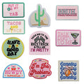 Iron on Embroidery Howdy Gameday Put in on My Husbands Tab  Patch for Outdoor Overcoat Hat Decoration