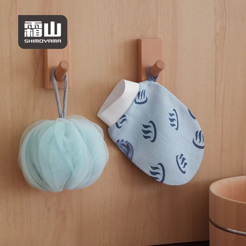 SHIMOYAMA Bathroom Use New Soft Comfortable Material Effective Foaming  Stain Removal Body Scrubber Loofah Mesh Shower Bath Ball