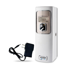 Hot Sale Eco-Friendly Automatic Aerosol Dispenser Refillable Hanging LCD Wall-Mounted Auto Air Freshener for Home Hotel Toilets