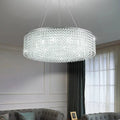 Crystal Beads Chandelier Modern Luxury European Style Simple Design for Living Room Dining Room Study Crystal Ceiling Lamp Home