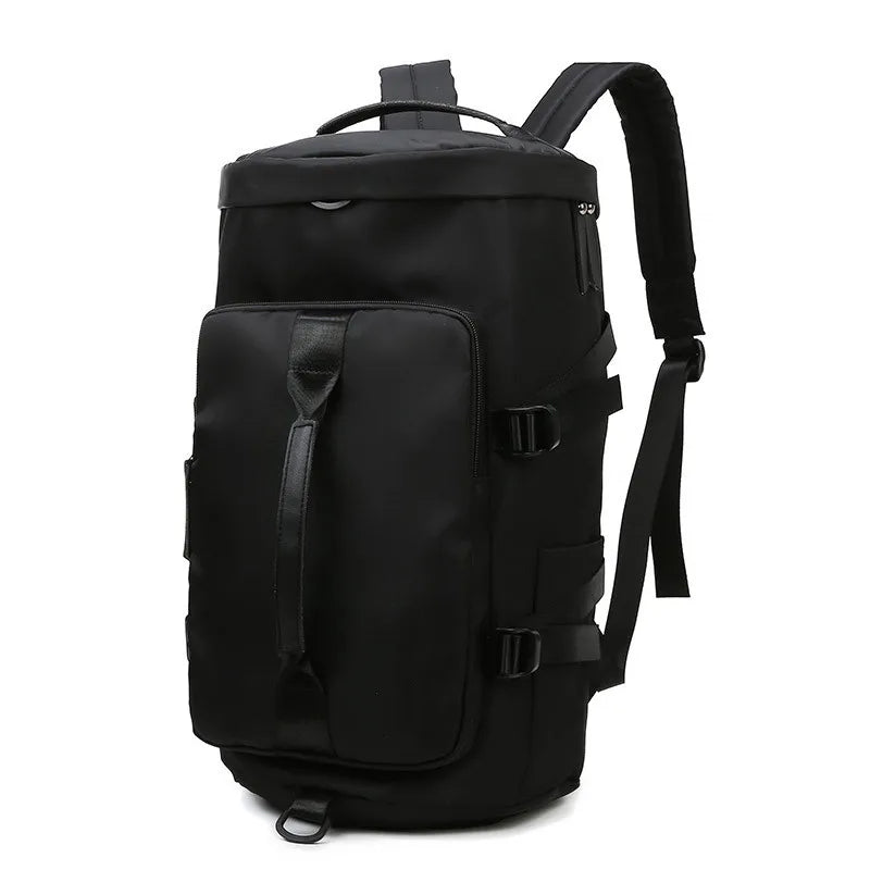 Custom Logo Sport Duffel Bag with Large Capacity Luxury Modern PU Gym Bag Featuring Shoes Compartment Wholesale