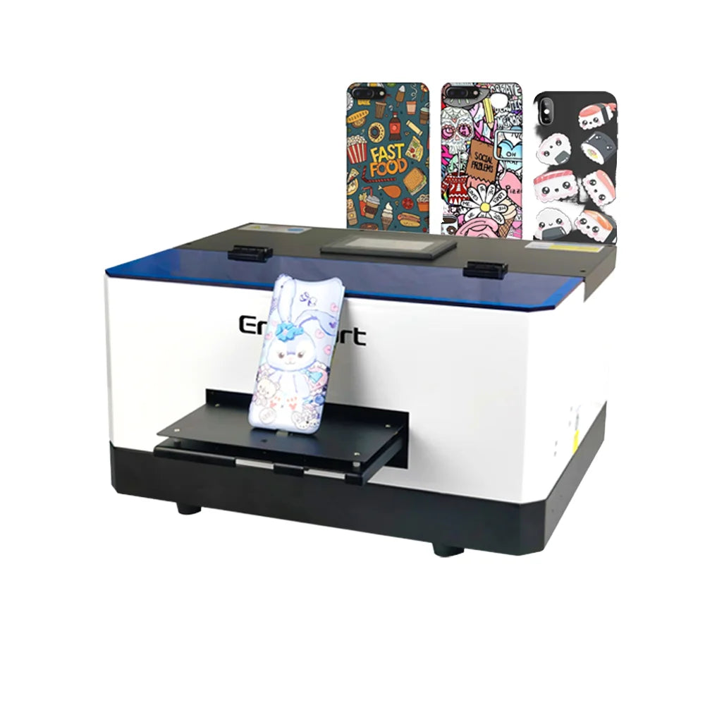 For Erasmart A5 UV Fatbed Printer Impresora UV Inkjet for Windows Mobile Phone Case Automatic with Flex Material Affordable
