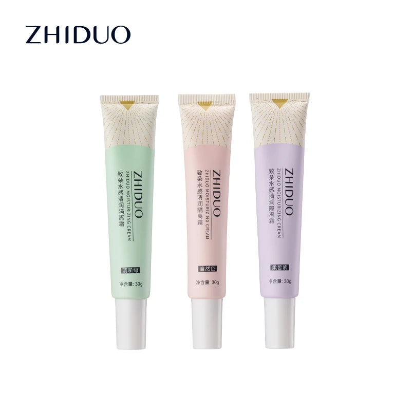 ZHIDUO OEM Private Label Korean Deep Moisturizing Isolation Makeup Foundation Sundown Makeup Base Cream