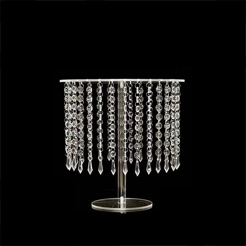 Wedding Dessert Table Cake Rack European Crystal Acrylic Pastry Plate West Pastry Tray Decoration