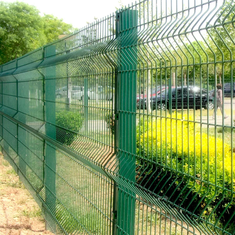 3D Security Powder Coated/PVC Coated Galvanized Construction Steel Iron Welded Bending Wire Mesh Panel Garden Fence