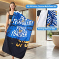 ECO Factory Sale 50/50 Cotton Polyester Hybrid Towel Custom Printing with Low MOQ  Bath Towel Super Absorbent Soft Lint-Free