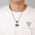 Man Nordic Viking Mjolnir Fashion Pendant Silver Stainless Steel Norse Necklace Jewelry for Men